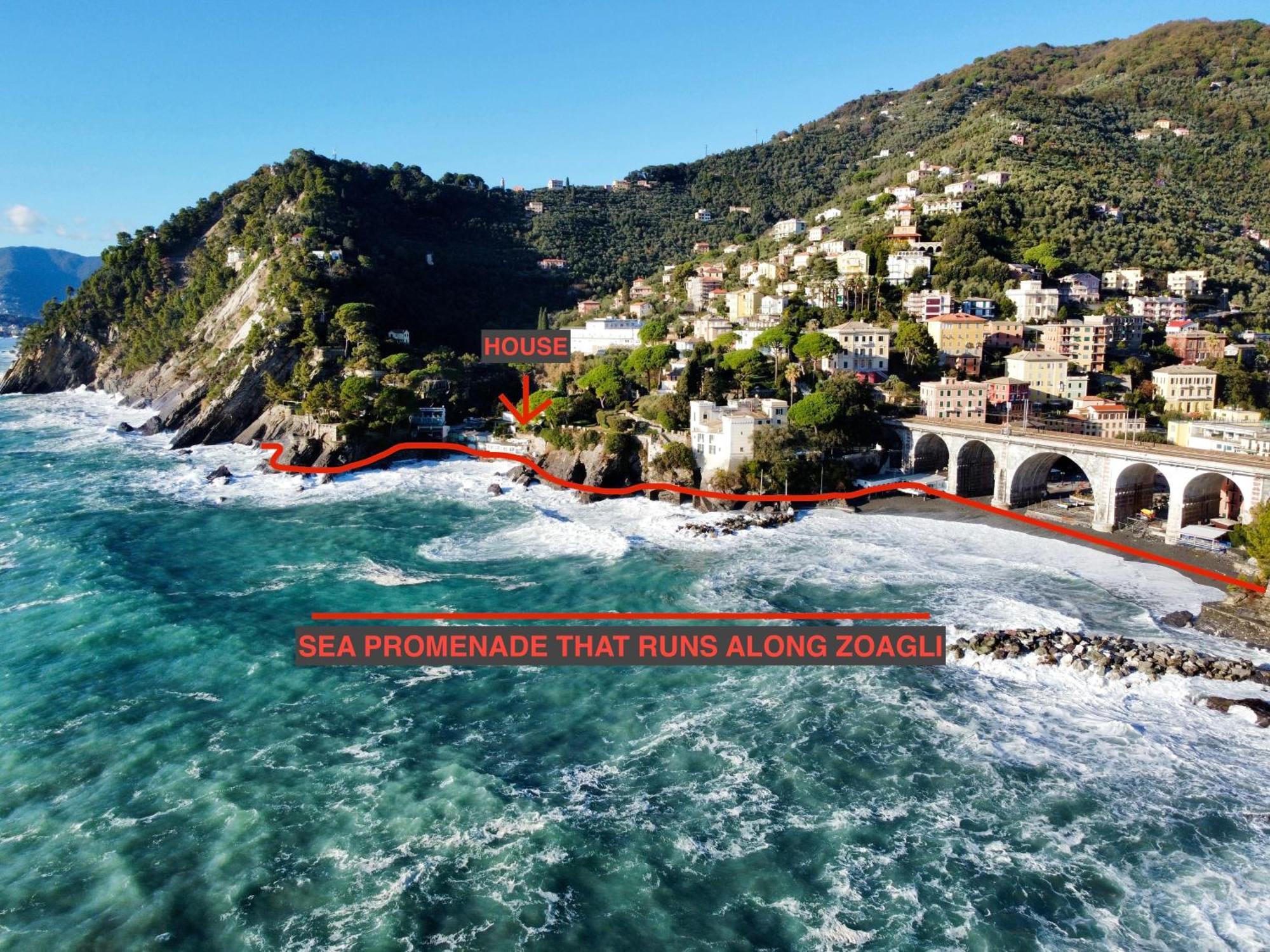 Un Passo Dal Mare Apartment Zoagli Exterior foto